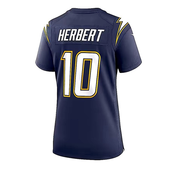 Nike Women's Los Angeles Chargers Justin Herbert #10 Game Jersey Navy Fanatics - Picture 1 of 8